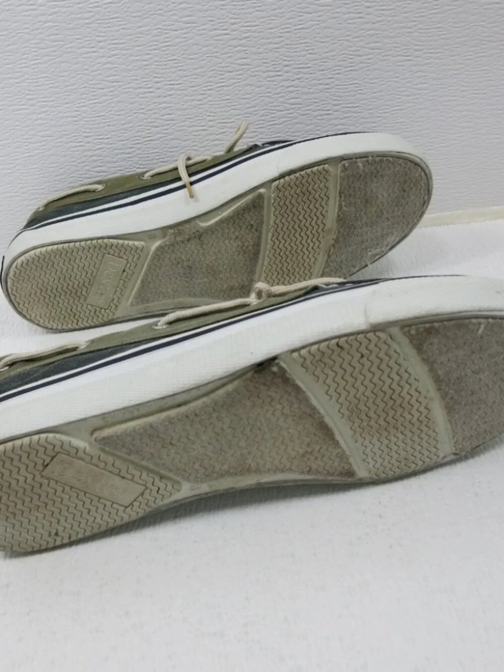 Dexter Two Tone Canvas Casual Boat Deck Shoes Men's Comfort Footwear Shoe Sz 8 M